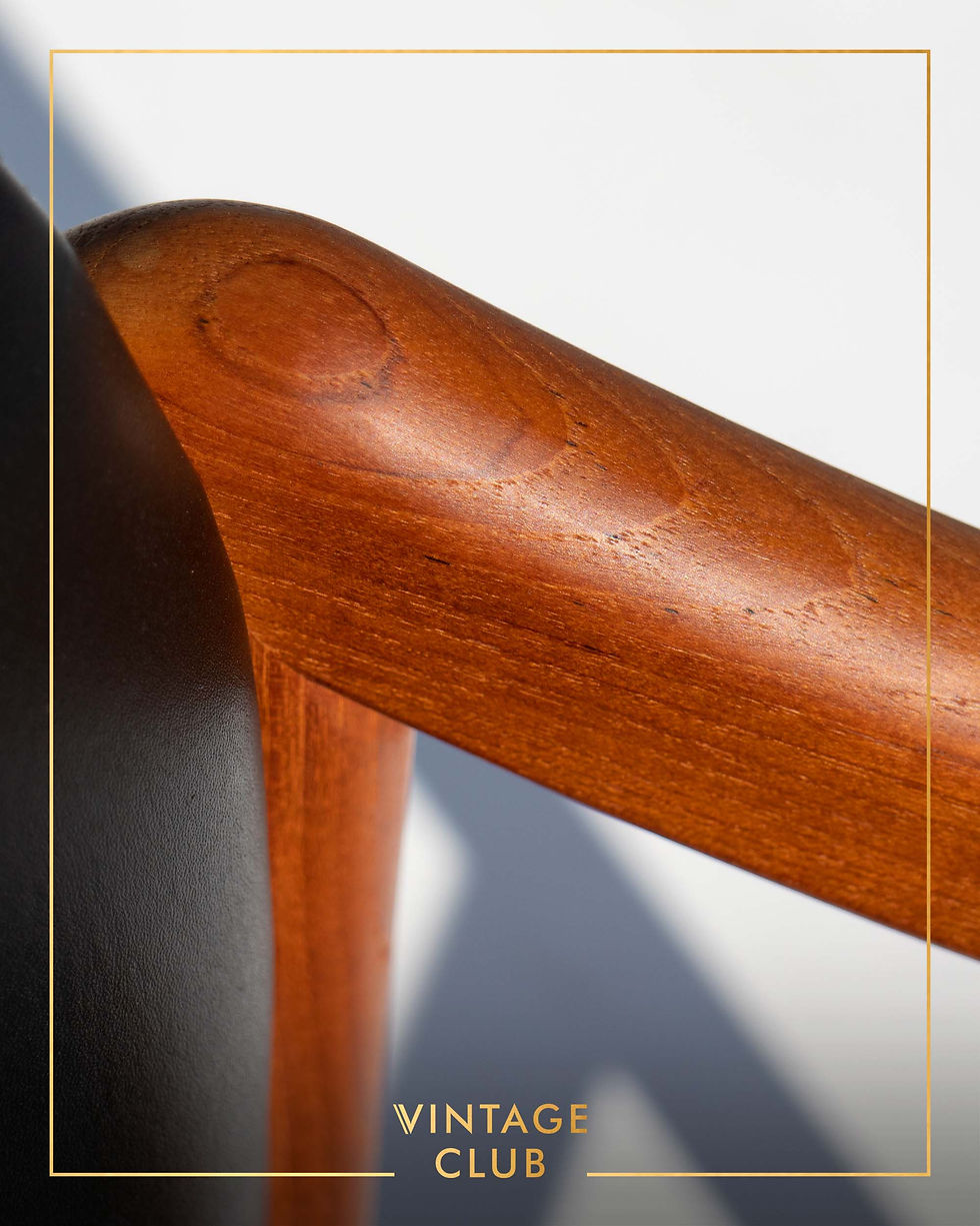 Thumbnail: A pair of Danish Teak dining carver / captains chairs, 1960s