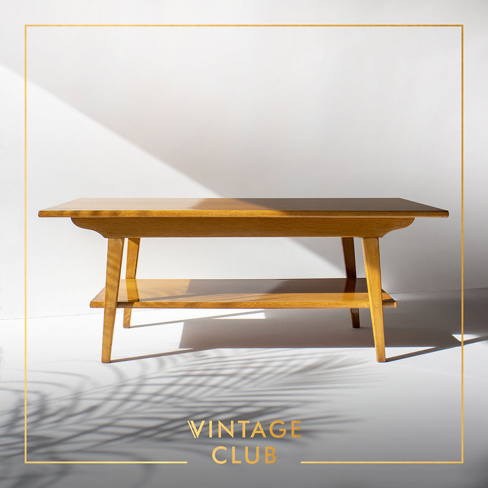 Thumbnail: Original Mid-Century 1960’s Beechwood coffee table