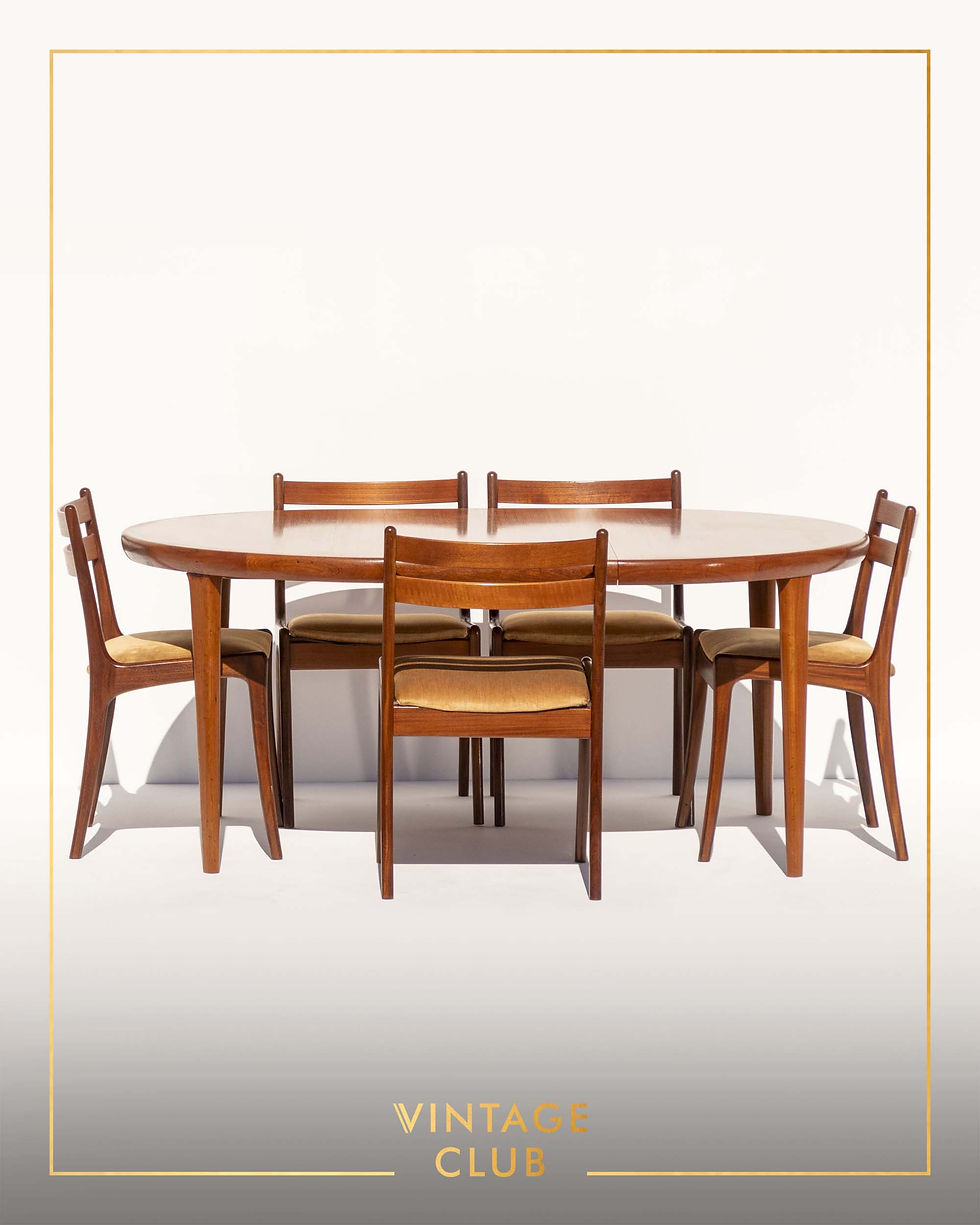 Thumbnail: Set of five Danish teak chairs, circa 1960s