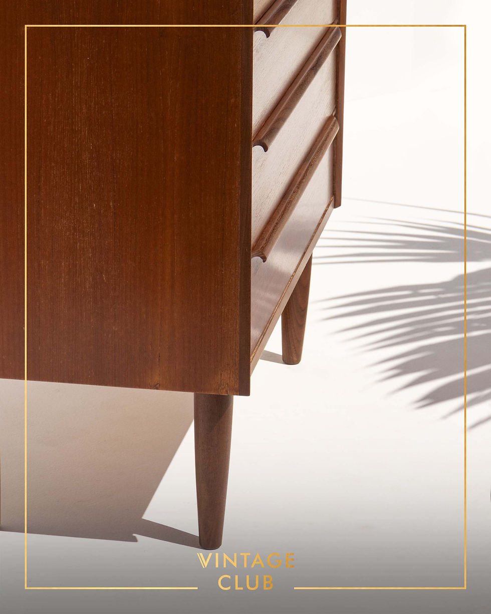 Thumbnail: Original Vintage Mid-century Danish teak chest of drawers
