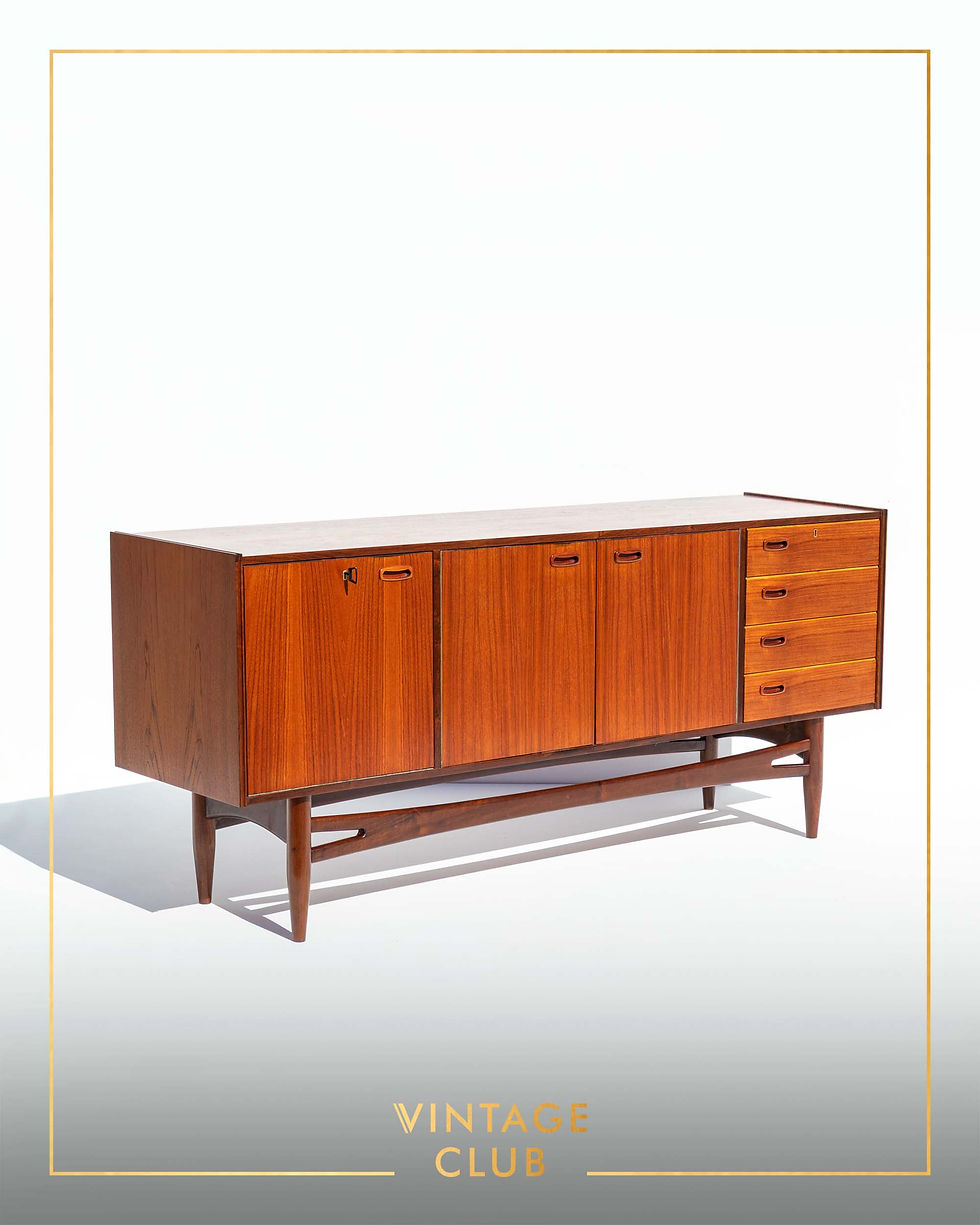 Thumbnail: Original Vintage ‘Dane’ sideboard in oiled Burma Teak by Frystark, 1960's