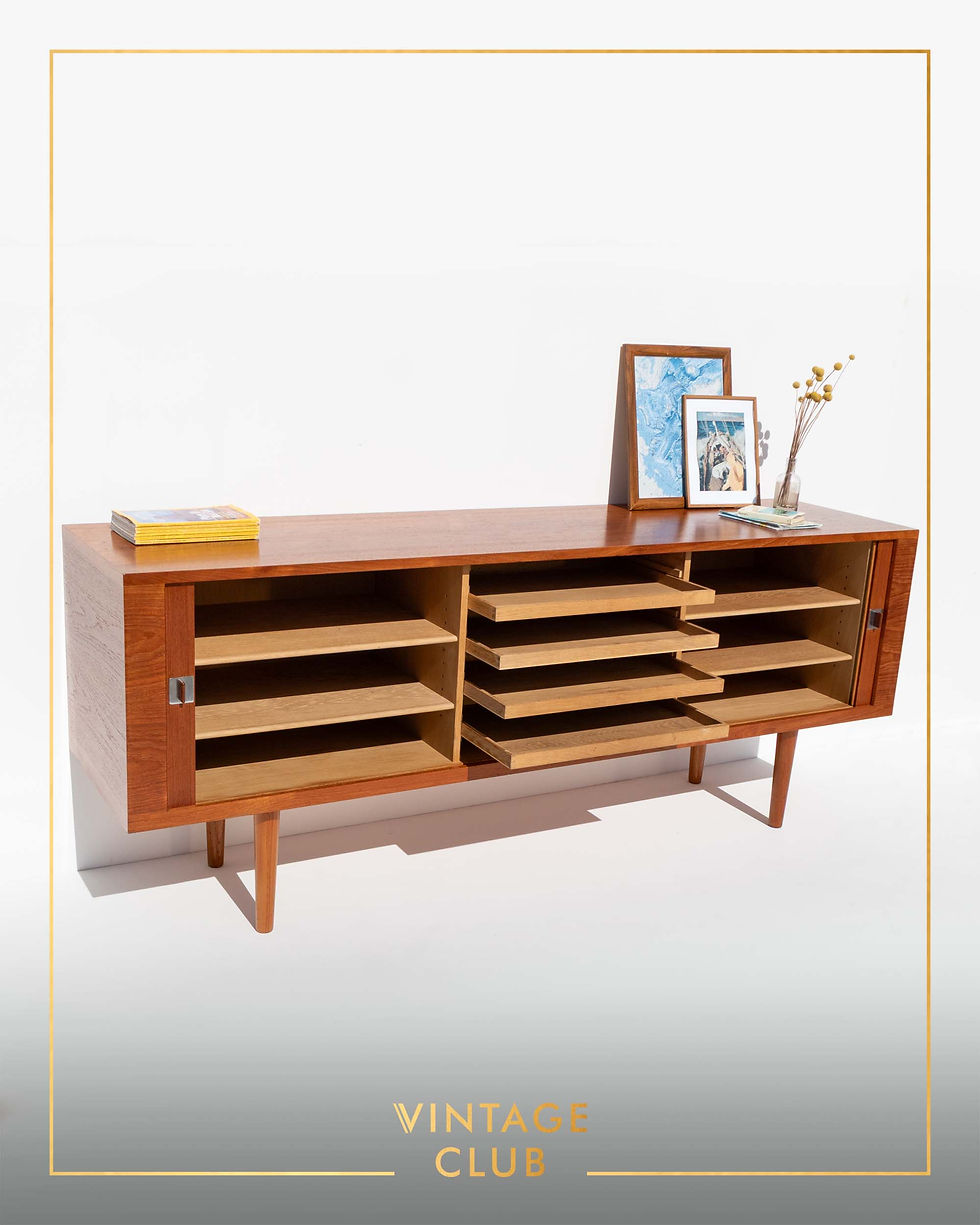 Thumbnail: Hans J. Wegner model RY25 "President" Teak Sideboard for Ry Møbler, Denmark 1961