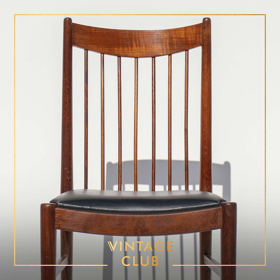 Thumbnail: A set of six 'Model 422' rosewood dining chairs after Arne Vodder, Denmark