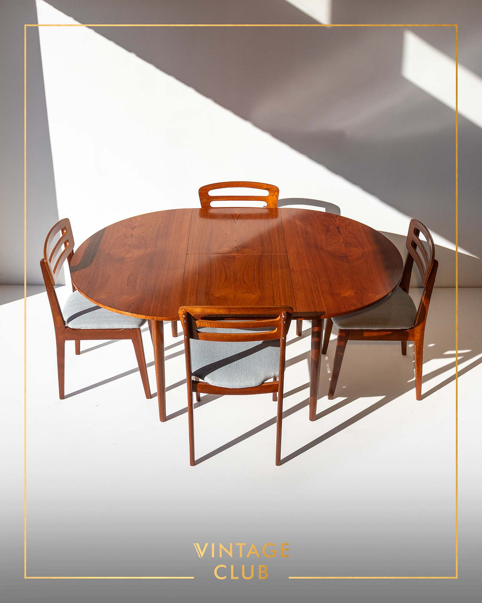 Thumbnail: Mid-Century ‘Dane’ dining-room suite in Burma Teak by Frystark