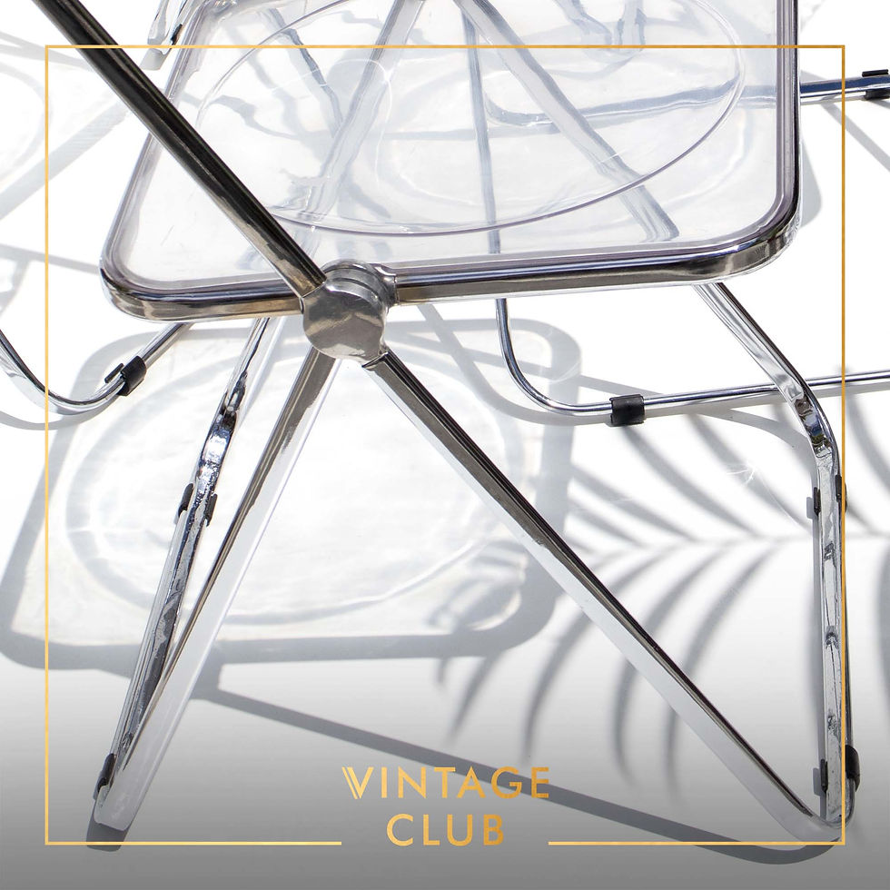 Thumbnail: A set of 6 Original Mid-Century Castelli Plia lucite folding chairs