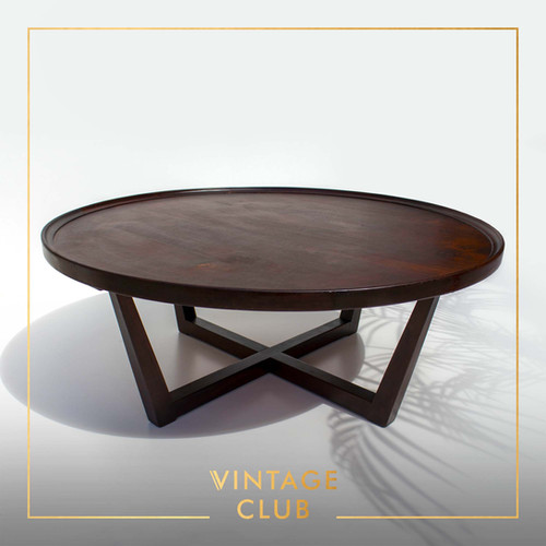 Midcentury Imbuia coffee table by EE Meyer for Binnehuis