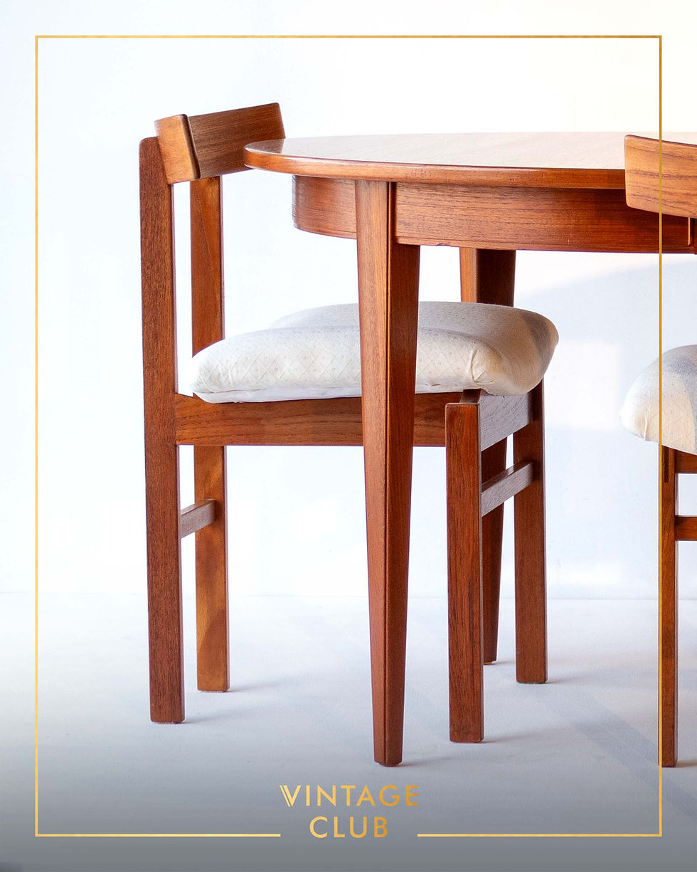 Thumbnail: Set of Six Model 193 Dining Chairs by Inger Klingenberg for France & Søn, 1960's