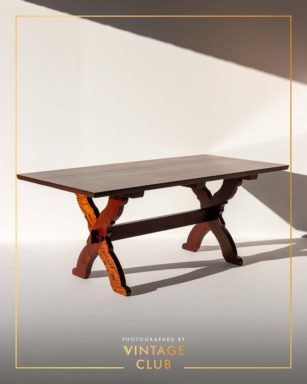 Thumbnail: Imbuia Dining Suite by E. E. Meyer for Binnehuis, South Africa, c. 1960s–1970s