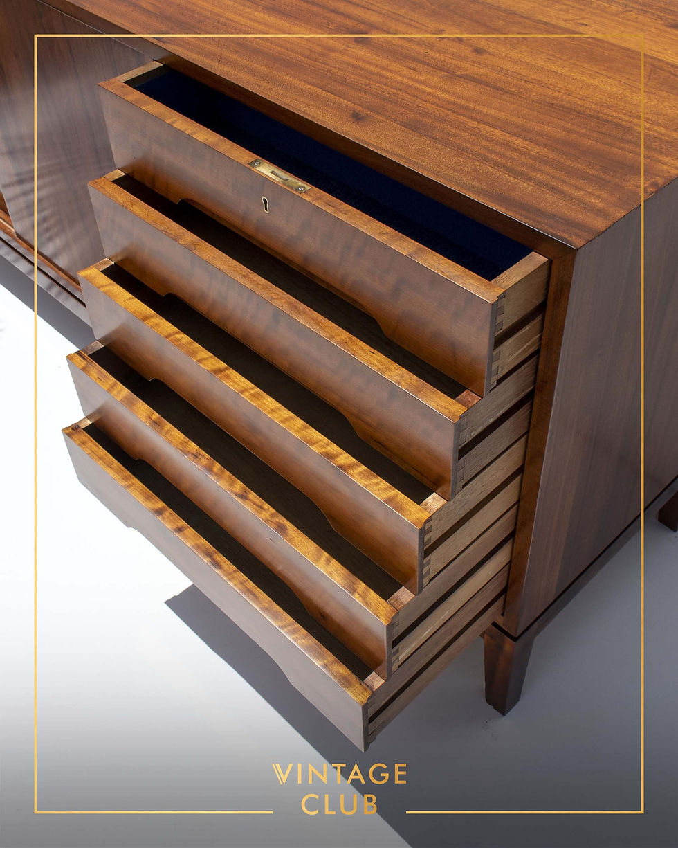 Thumbnail: Mid-Century Modern Imbuia sideboard by EE Meyer for Binnehuis