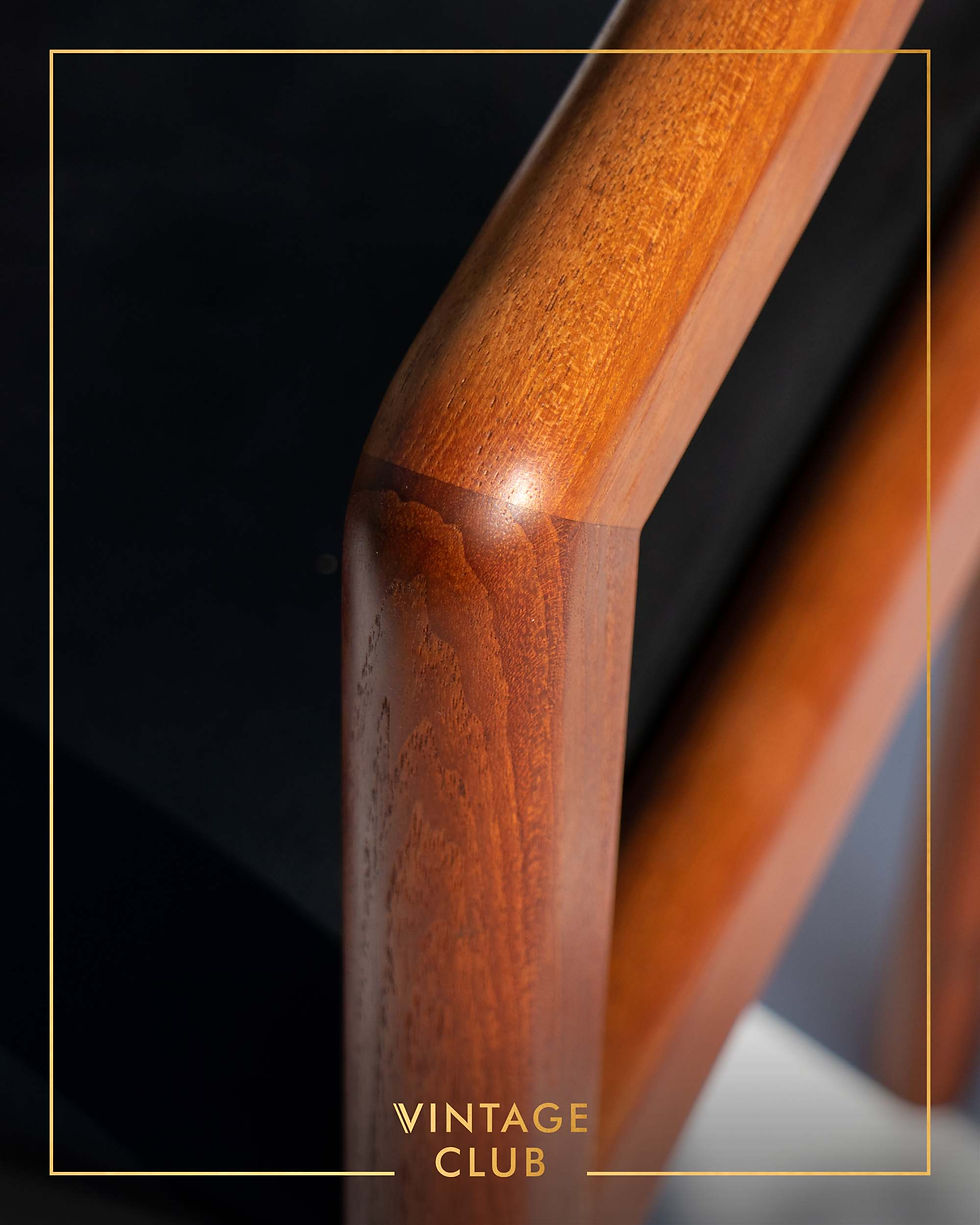 Thumbnail: A pair of Danish Teak dining carver / captains chairs, 1960s