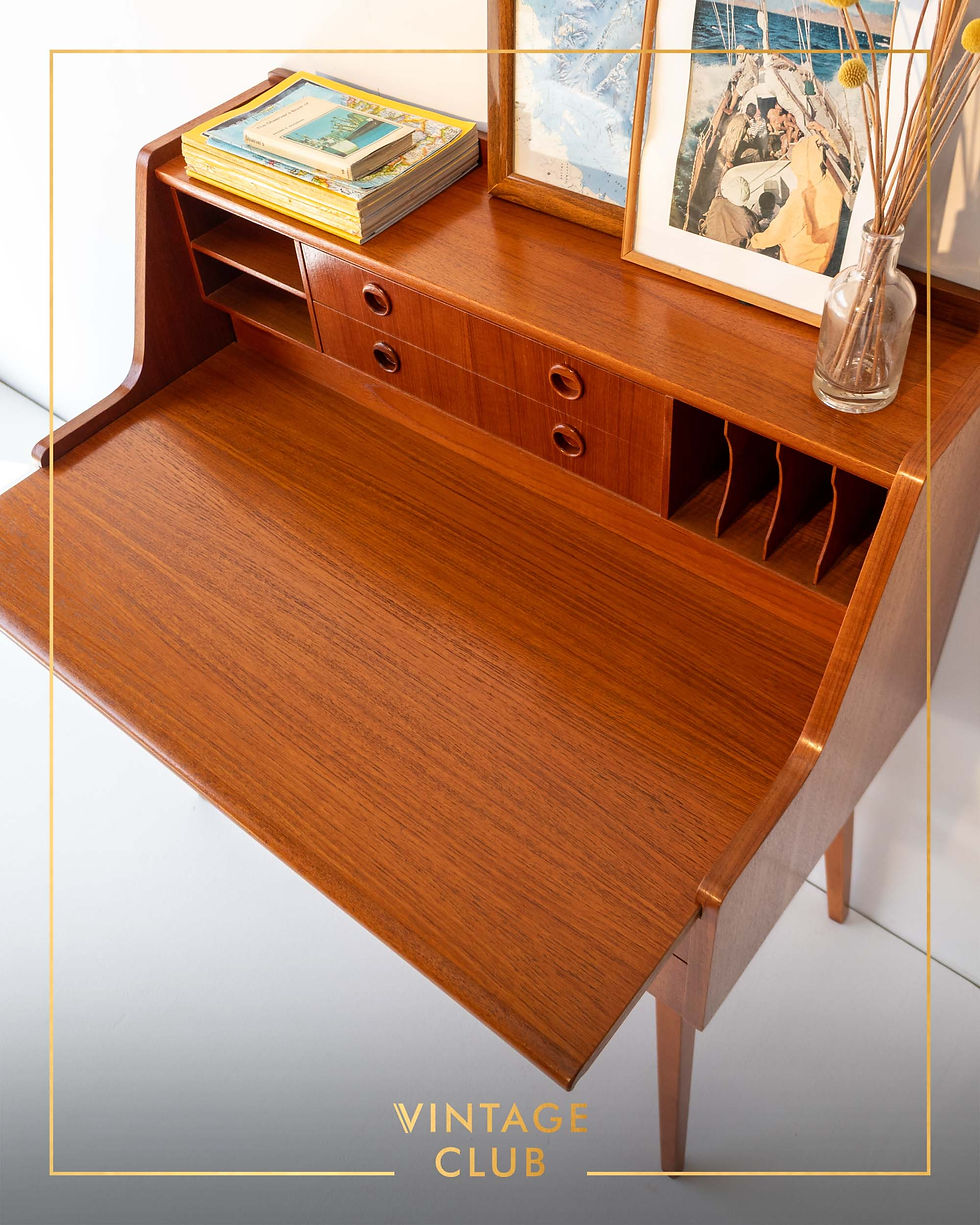 Thumbnail: Vintage Swedish Secrétaire by Bröderna Gustafssons