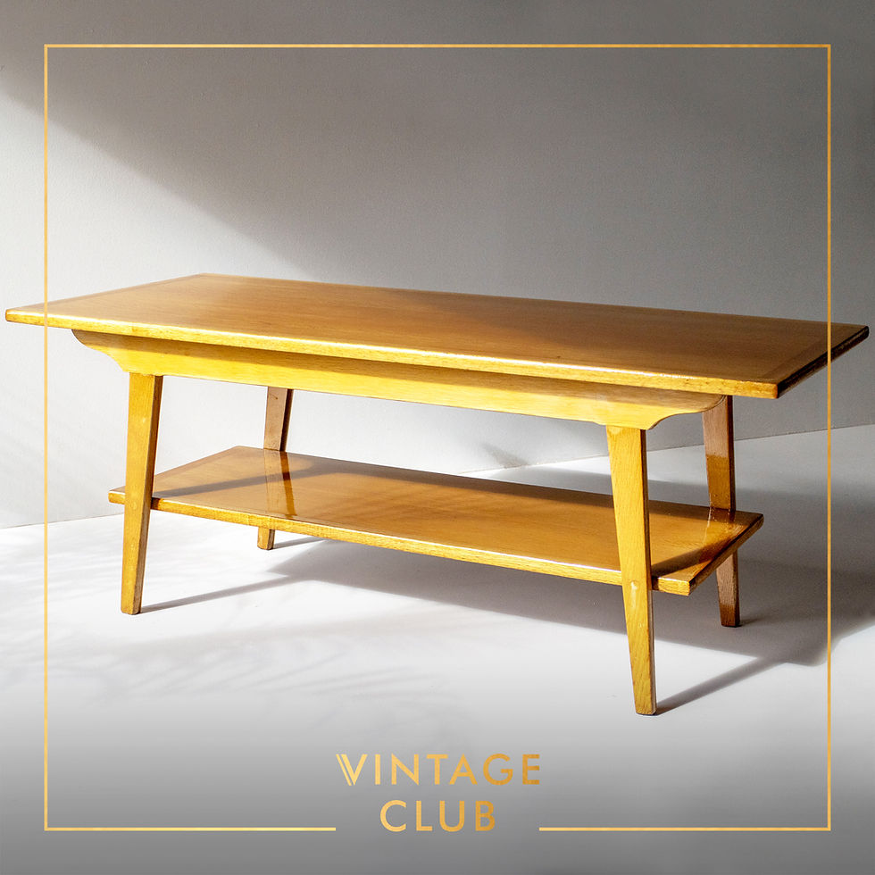 Thumbnail: Original Mid-Century 1960’s Beechwood coffee table