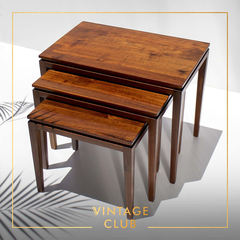 Thumbnail: Binnehuis Nest of Tables in Solid Imbuia