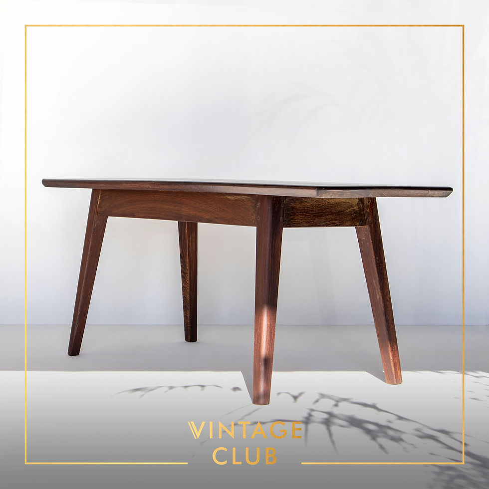 Thumbnail: Rare 1950’s Classic Designed Coffee Table in Solid Wenge Wood