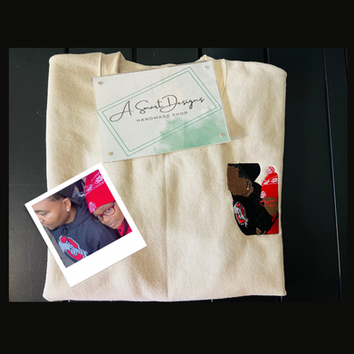 Custom Embroidered Photo Keepsake Sweatshirt