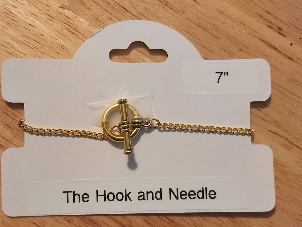 Thumbnail:  Stitchmarker Charm Bracelet