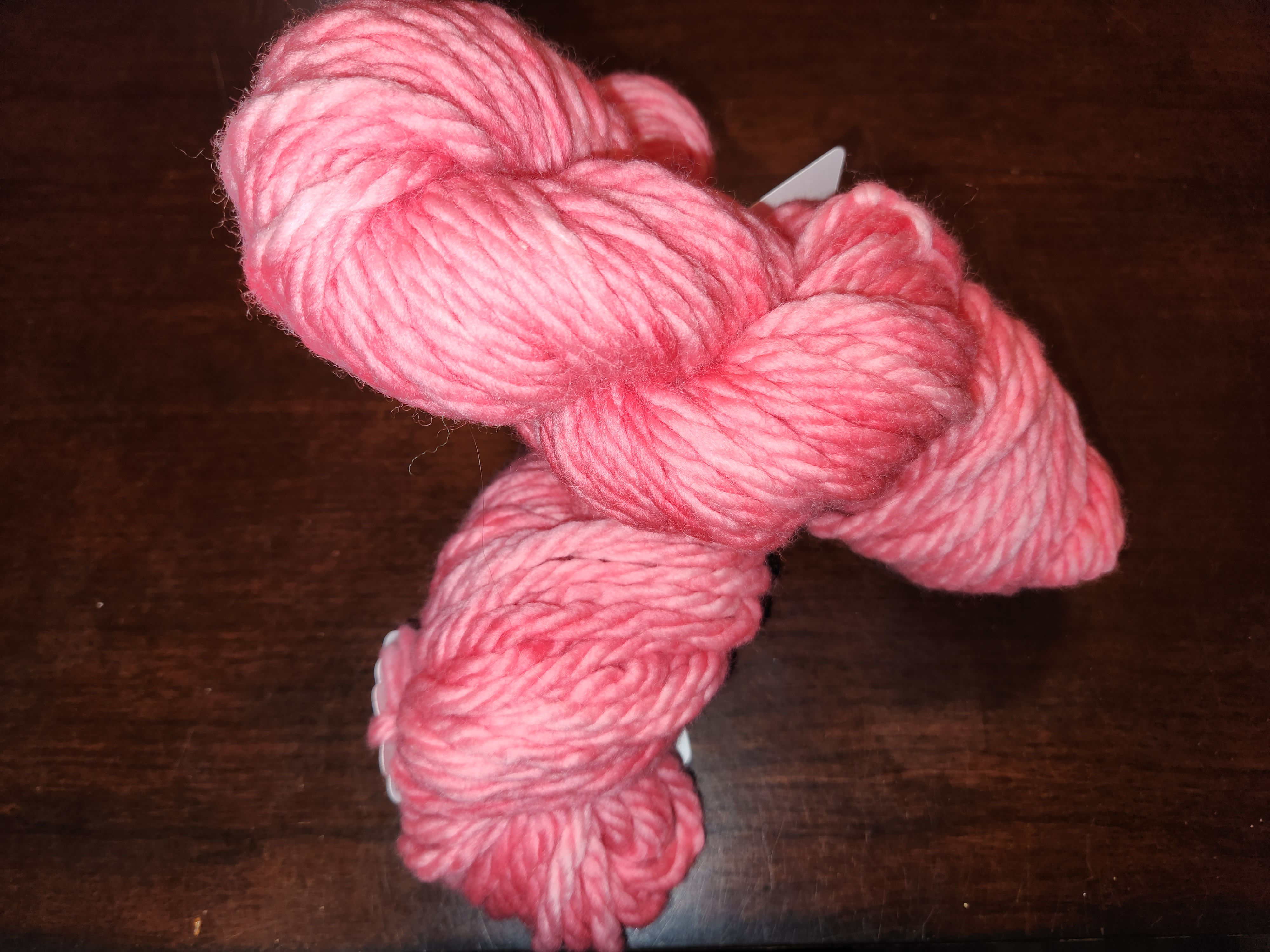 Flamingo Pink - Andean Highland wool, 100 grams, Super Bulky Weight