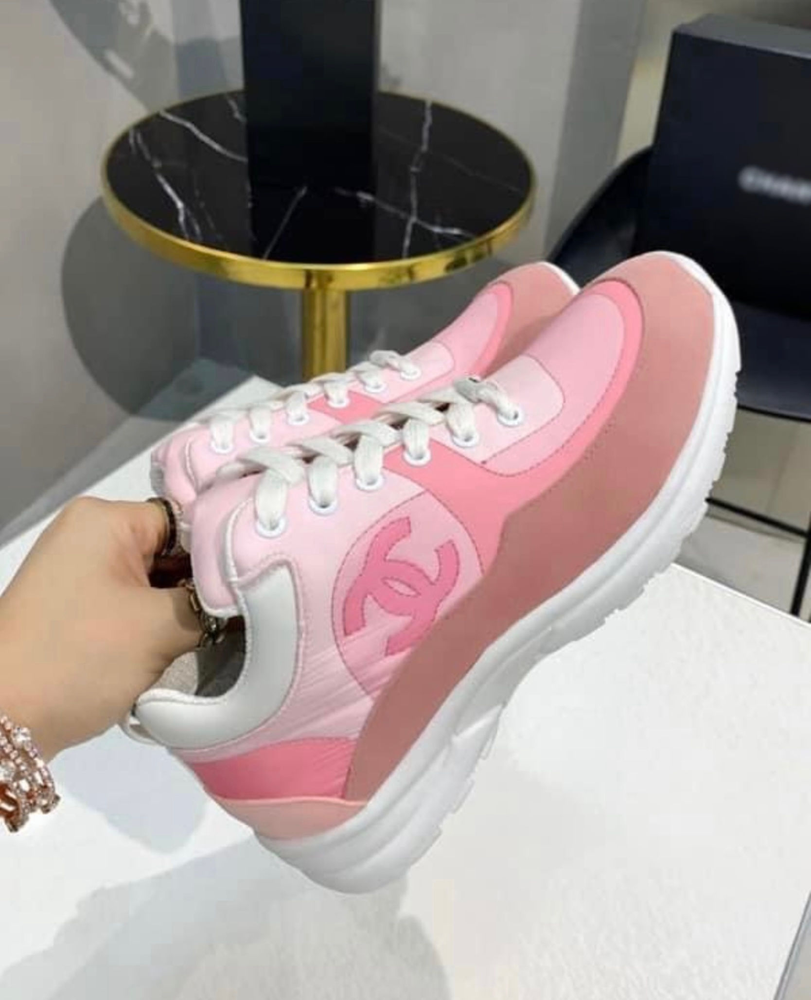 Pink C Sneakers 