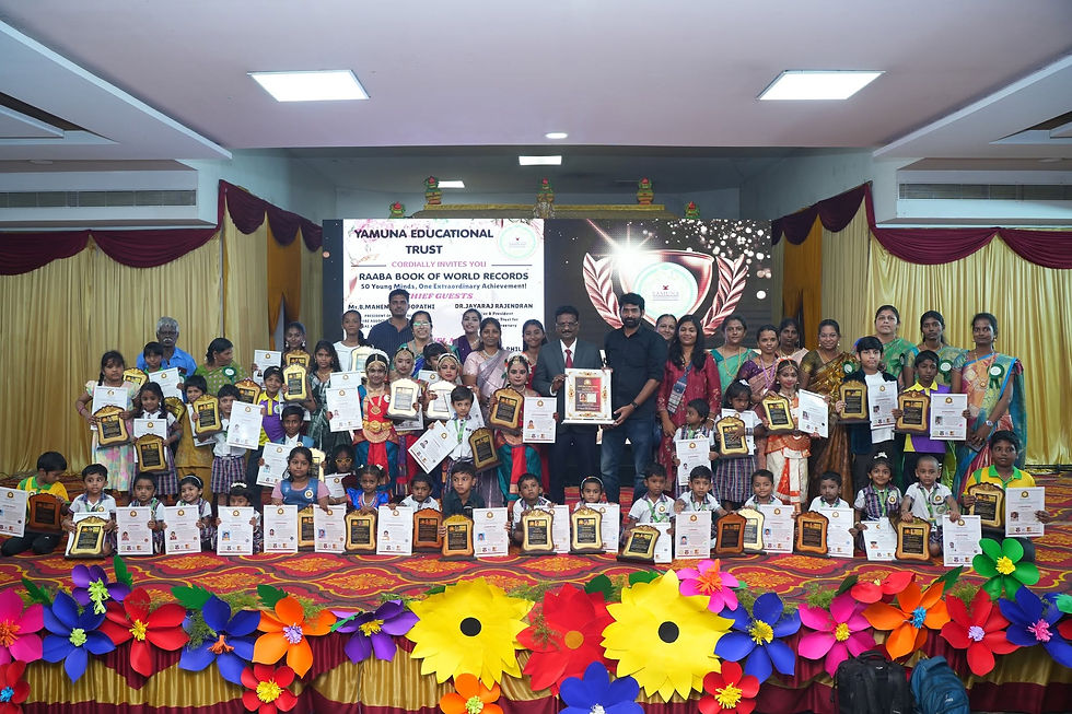 Yamuna Educational Trust - Raaba Book of World Records