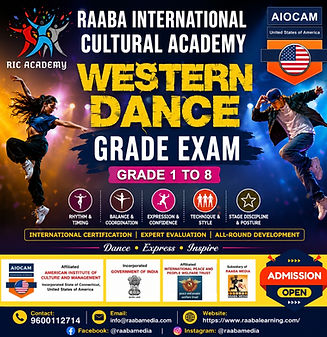 Grade Exam -Raaba International cultural Academy ( RIC academy )