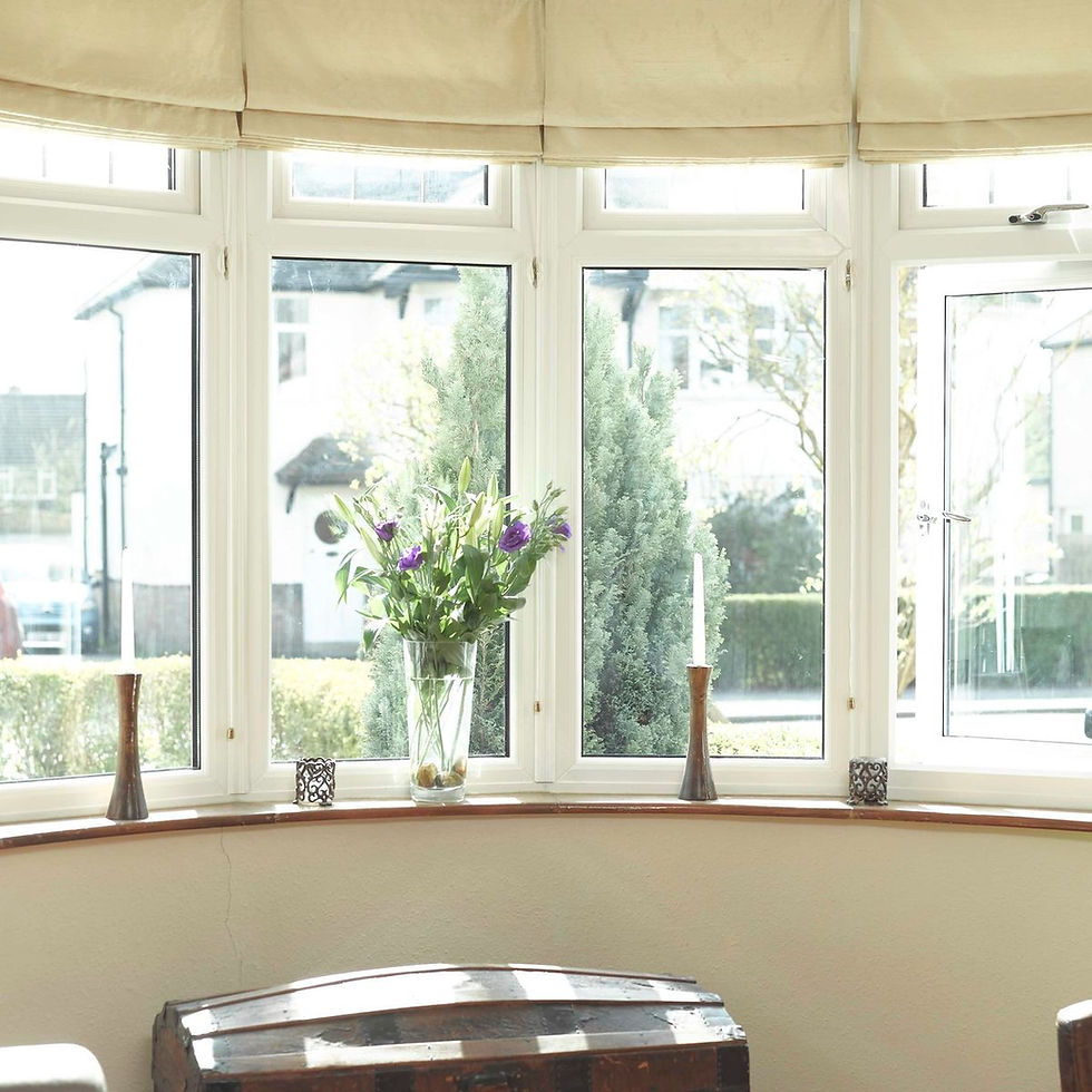 REHAU uPVC bay window on a period house