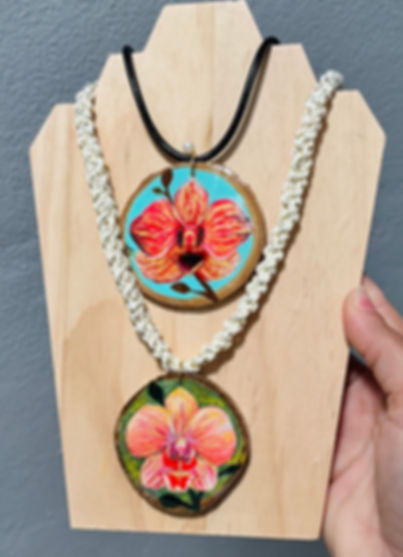 Collar orquídeas 