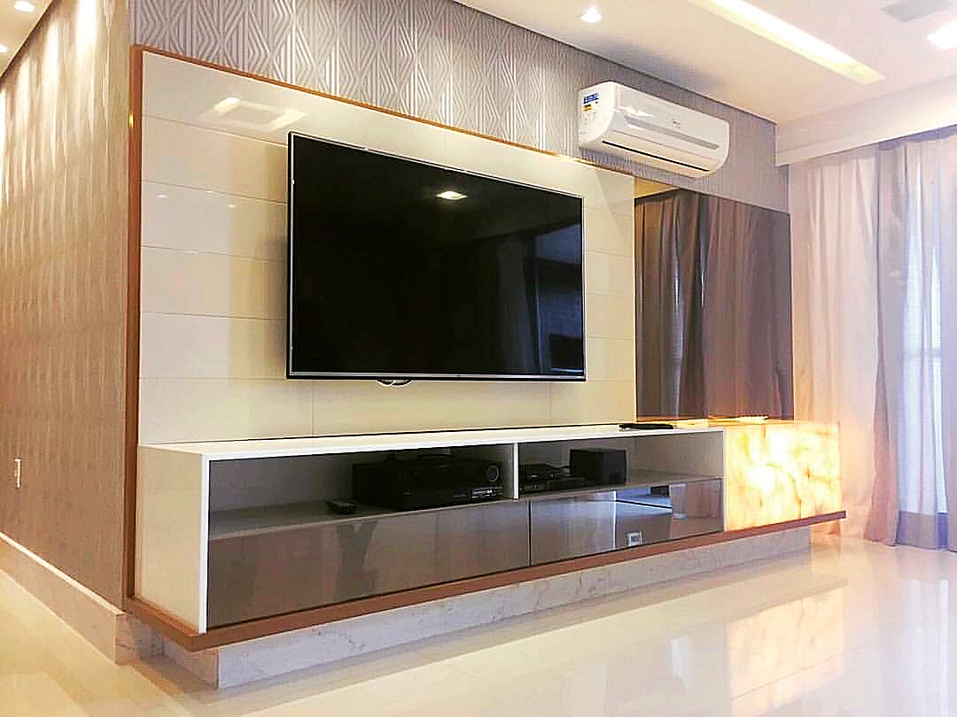 Papel Parede Painel Tv E Pedra Iluminada No M Vel Da Tv Sabrina -> Sala De Estar Com Papel De Parede Papel Parede Painel Tv E Pedra Iluminada No M Vel Da Tv Sabrina -> Sala De Estar Com Papel De Parede