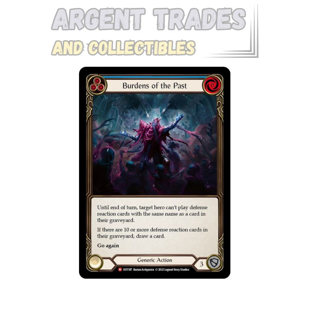 Flesh and Blood TCG Burdens of the Past - Outsiders OUT187 M NM