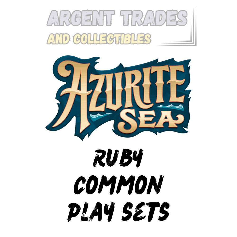 Disney Lorcana Azurite Sea Ruby Common Play Sets
