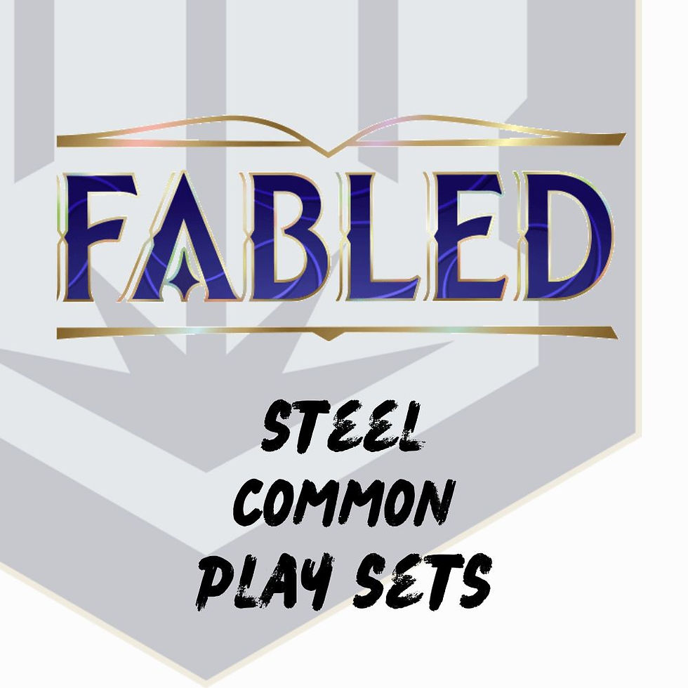 Lorcana Fabled Steel Common Play Sets