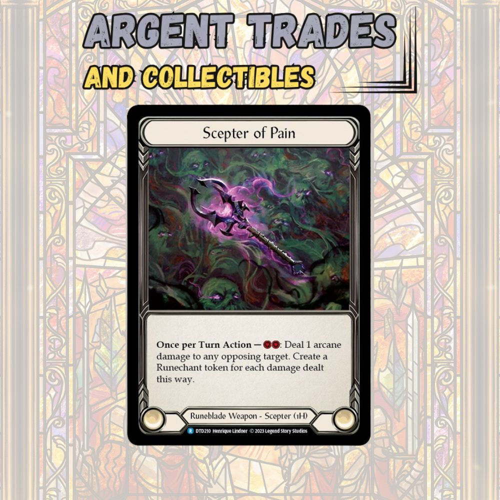 Scepter of Pain - Dusk till Dawn DTD210 Flesh and Blood TCG CF M NM