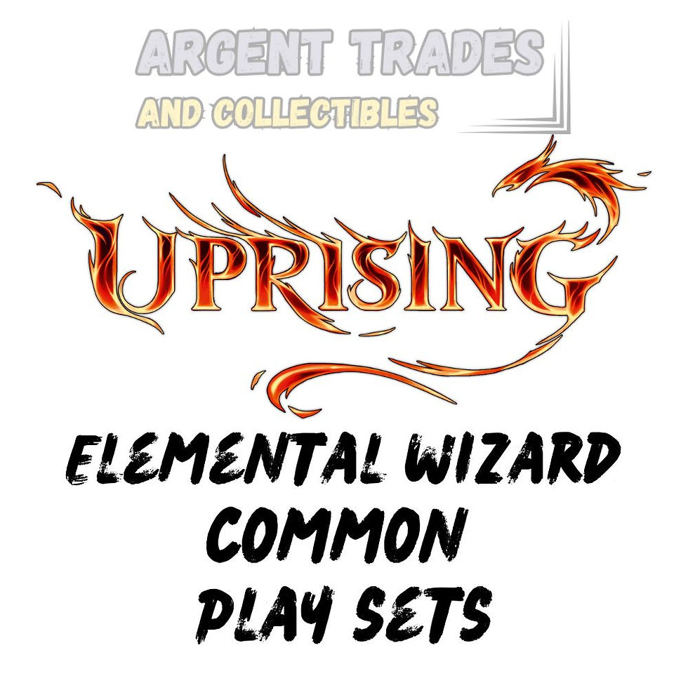 Flesh and Blood Uprising Elemental Wizard Common Play Sets