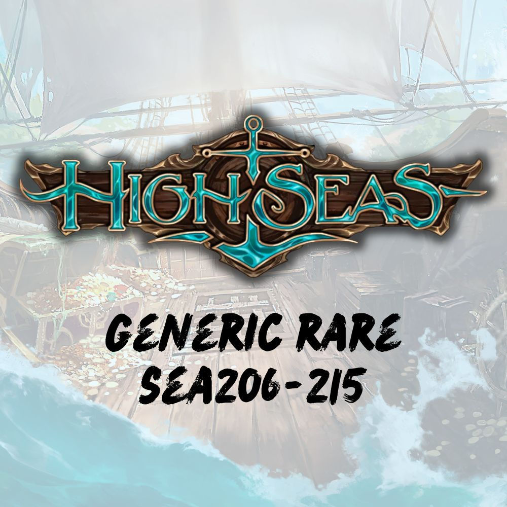 Pirate Generic Rare SEA206-215 High Seas FAB TCG Play Sets II