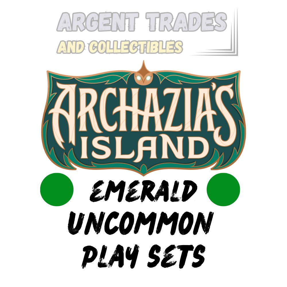 Disney Lorcana Archazia's Island Emerald Uncommon Play Sets