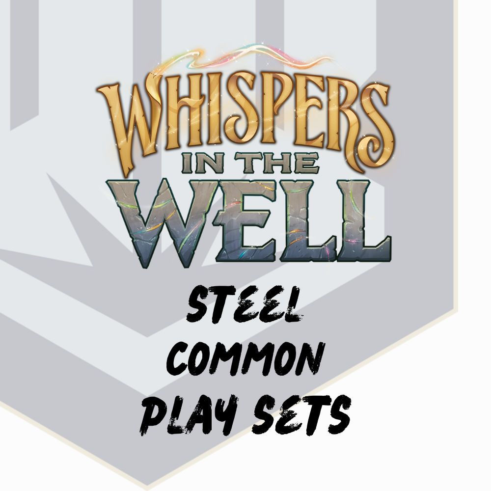 Disney Lorcana Whispers in the Well Steel Common Play Sets