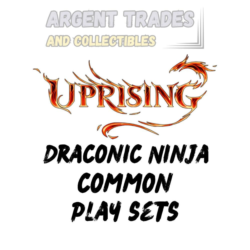 Flesh and Blood Uprising Draconic Ninja Common Play Sets