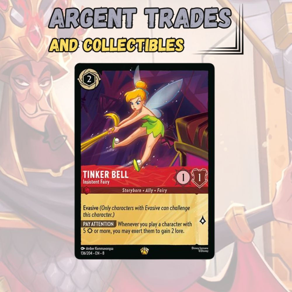 Tinkerbell - Insistent Fairy 136/204 Reign of Jafar L NM