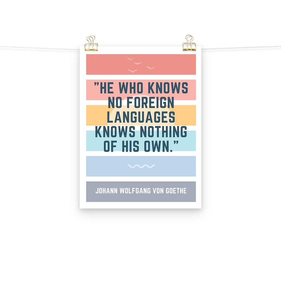 Thumbnail: Johann Wolfgang Von Goethe Quote Poster