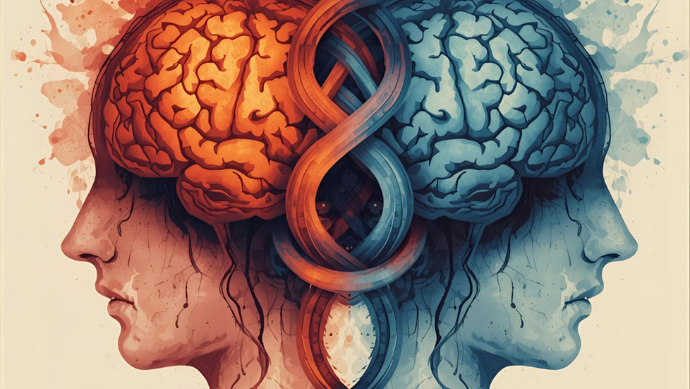 Dos cerebros en pareja.