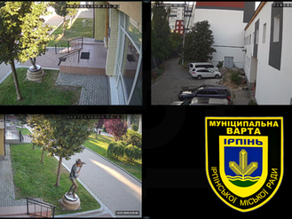 Муніципальна варта встановила в Ірпені нові міські камери відеоспостереження біля дитячої школи мистецтв