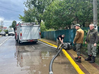 Добровільне формування цивільного захисту Ірпінської міської територіальної громади активно допомагало в ліквідації наслідків сильної зливи