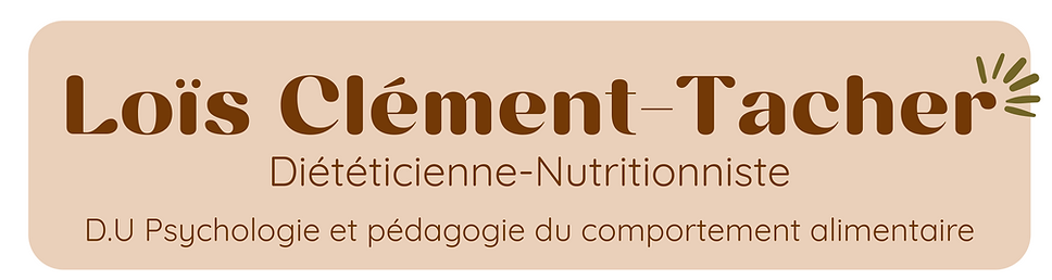 Bannière Loïs CLEMENT-TACHER Diététicienne Nutritionniste Biarritz B70 Anglet Bayonne Bida