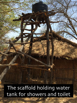 Scaffold for water tank-Sue Tidwell-African Adventure