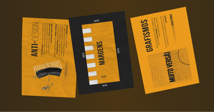 Diagramação técnica da Barde02 Lab mostrando margens de segurança, grafismos e padronização.