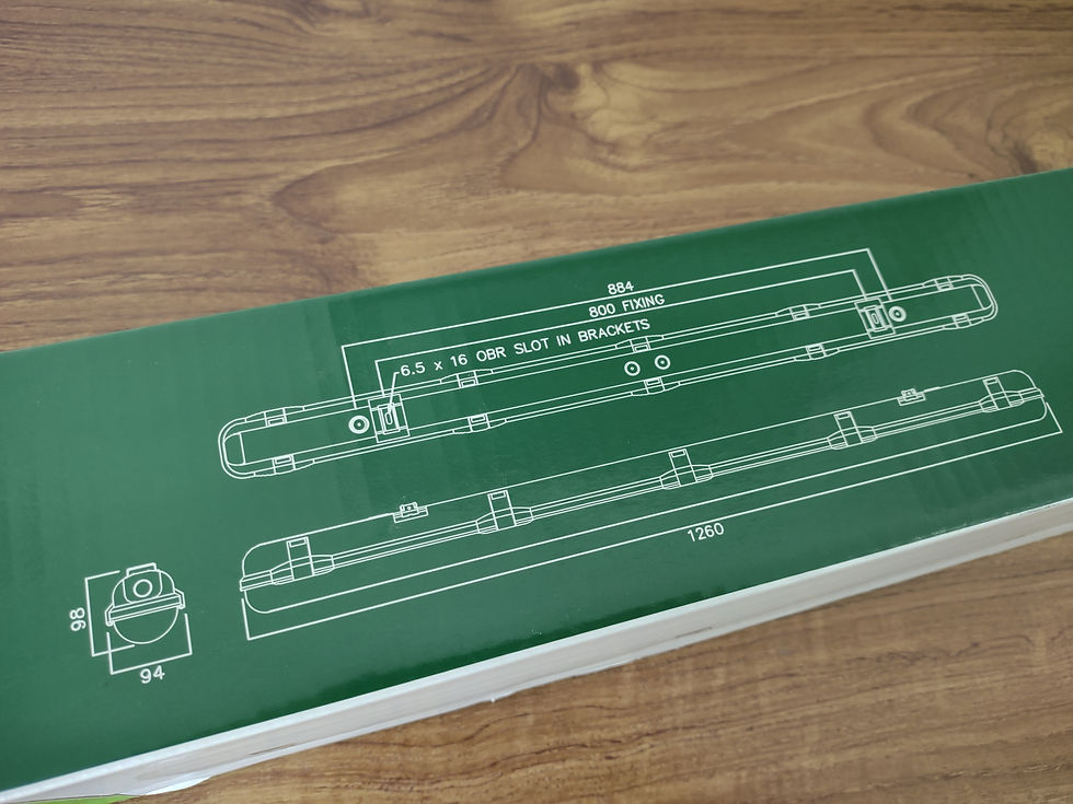 Thumbnail: NVC 4FT (126CM) LED Batten. 5000k Cool White.