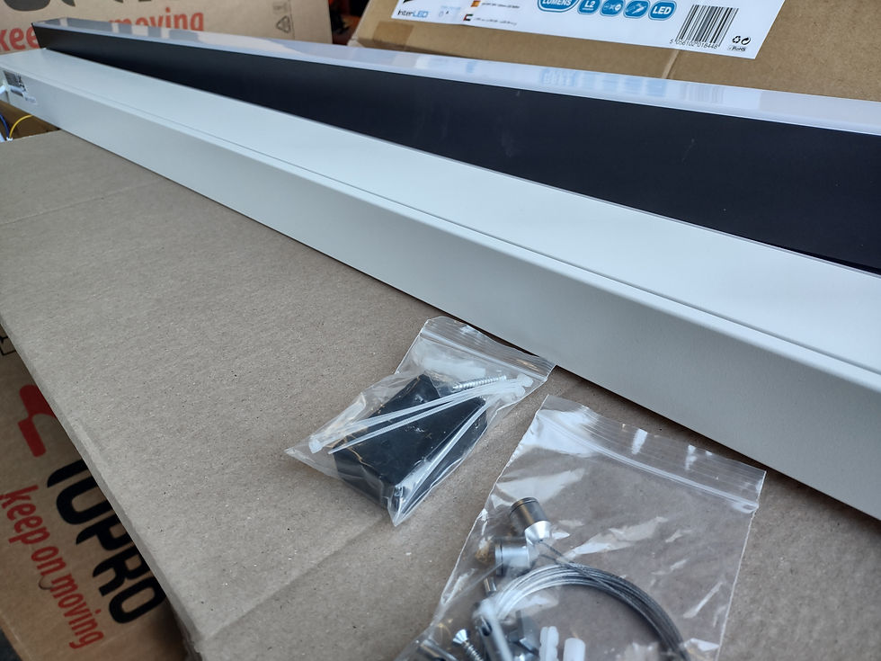 Thumbnail: Aurora 4ft/ 1200mm Suspended/ Surface Mount Linear LED Batten Light. 4000k.