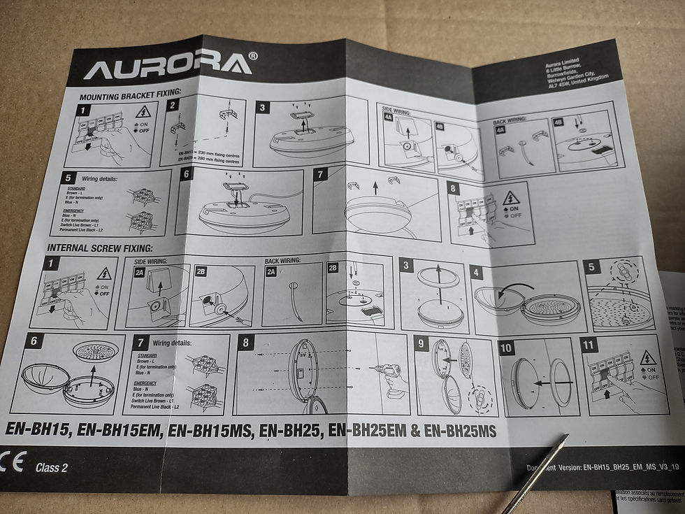 Thumbnail: Aurora Orbital™ 25W Polycarbonate IP66 Round Bulkhead with Microwave Sensor
