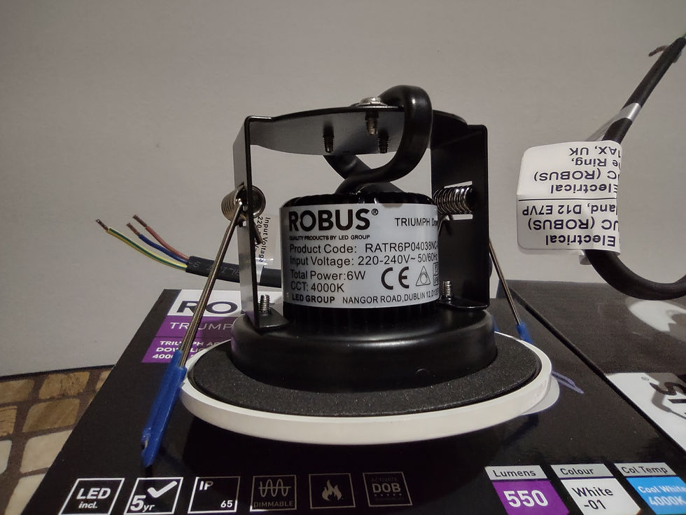 Thumbnail: Robus Triumph LED Downlight Fire Rated IP65 6w. White/ 4000k Cool White