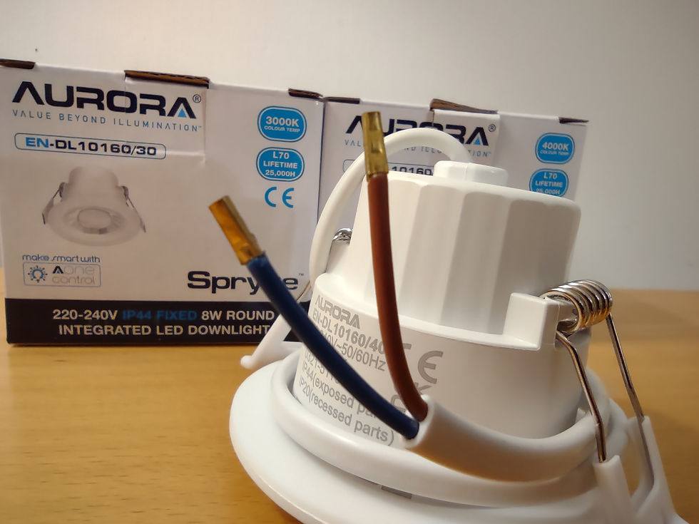 Thumbnail: Enlite Sprite 8w LED Downlight. 4000k Cool White/ 3000k Warm White