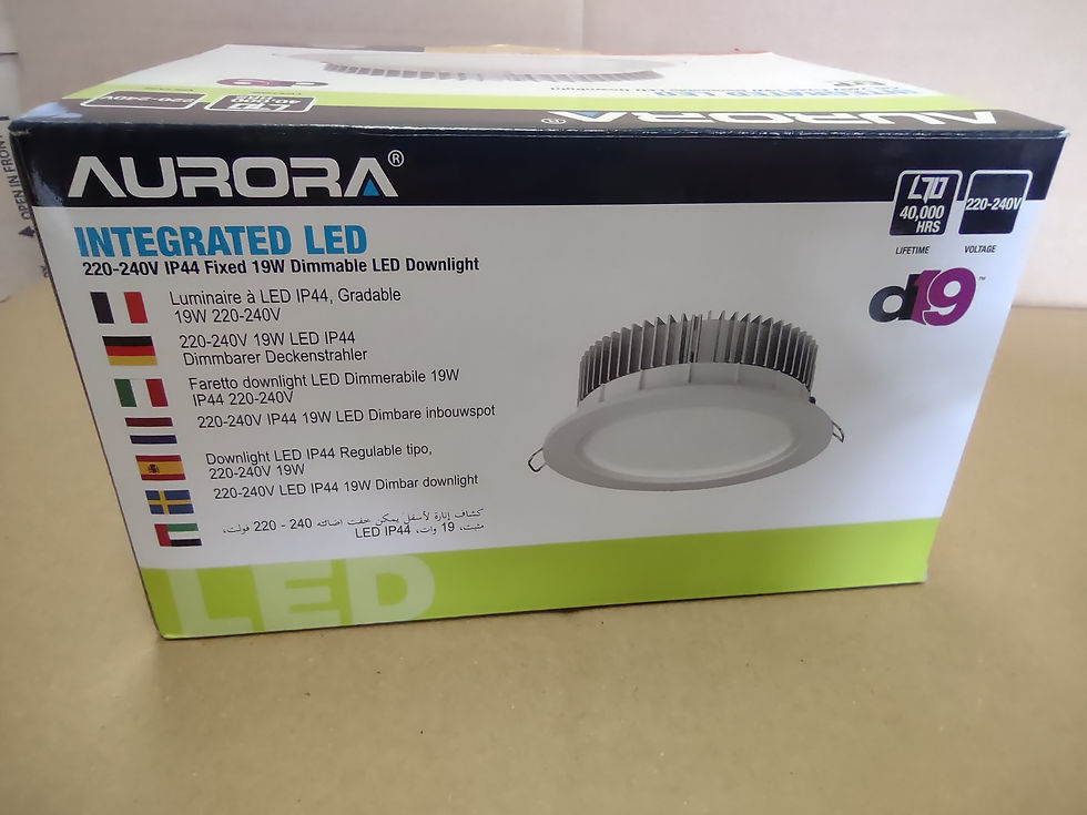 Thumbnail: Aurora LED Ceiling Downlight 19w. 178mm. 3000k Warm White.
